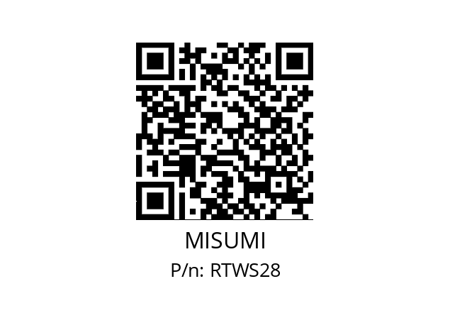   MISUMI RTWS28