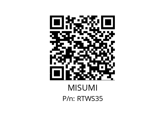   MISUMI RTWS35