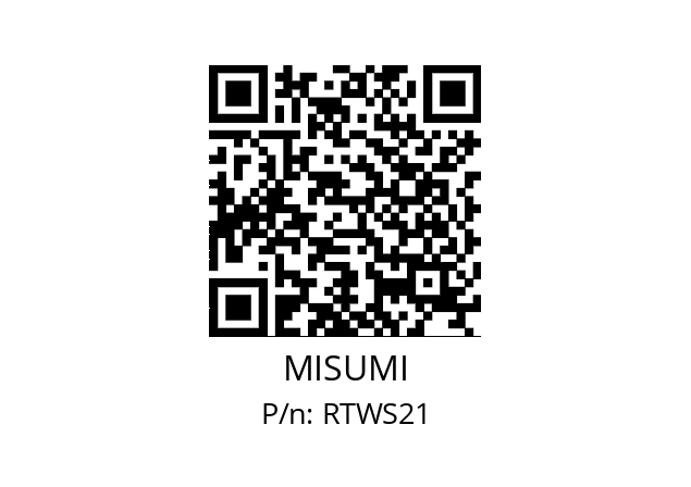   MISUMI RTWS21