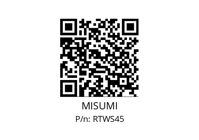   MISUMI RTWS45