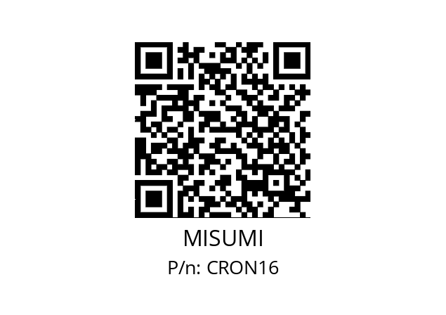   MISUMI CRON16