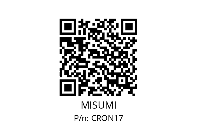   MISUMI CRON17