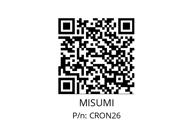   MISUMI CRON26