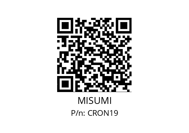   MISUMI CRON19