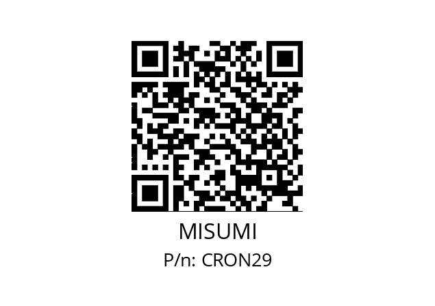   MISUMI CRON29