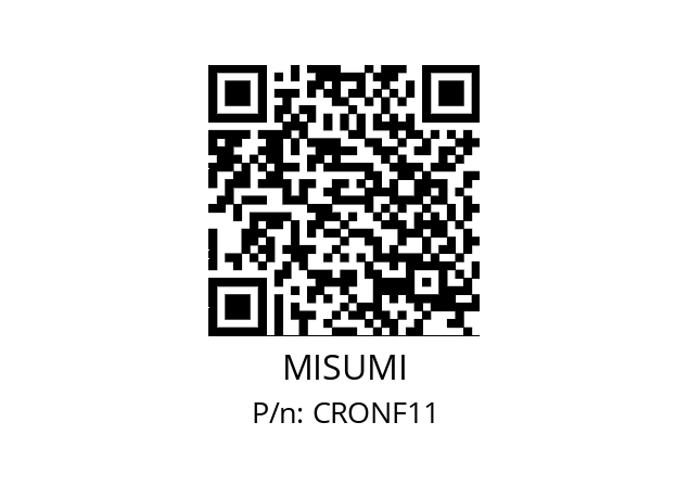   MISUMI CRONF11