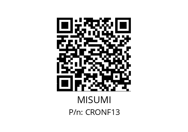   MISUMI CRONF13