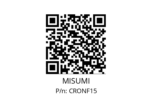   MISUMI CRONF15