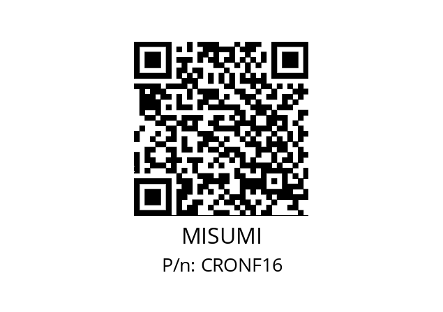   MISUMI CRONF16