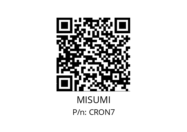   MISUMI CRON7