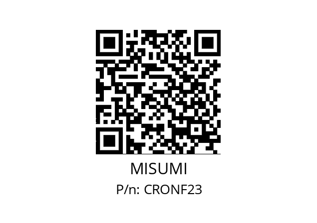   MISUMI CRONF23