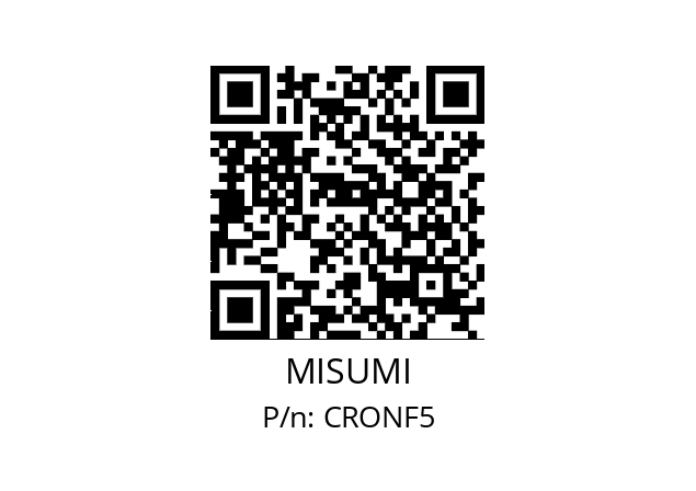   MISUMI CRONF5