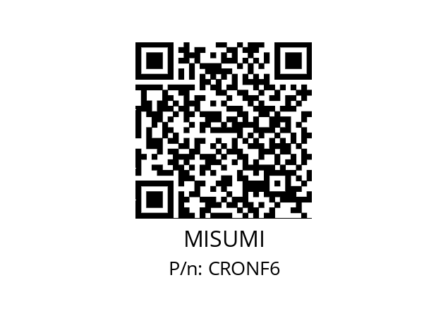   MISUMI CRONF6