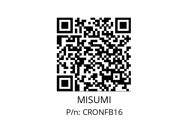   MISUMI CRONFB16