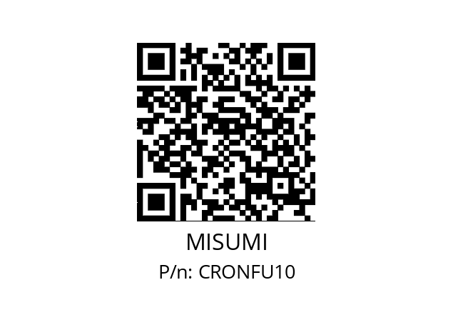   MISUMI CRONFU10