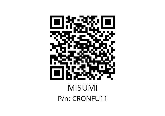   MISUMI CRONFU11