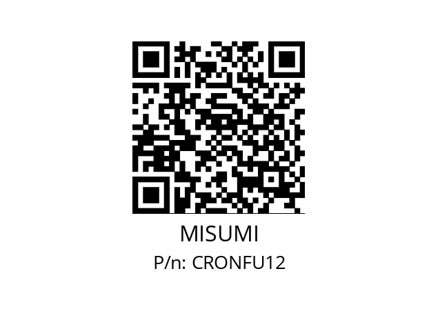   MISUMI CRONFU12