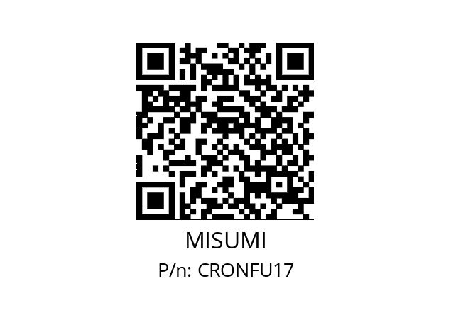   MISUMI CRONFU17