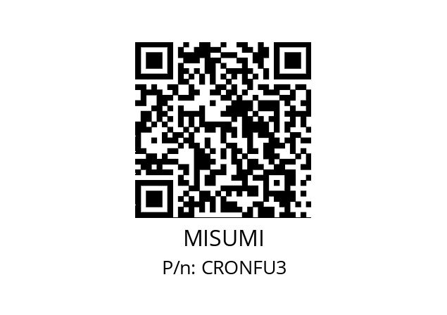   MISUMI CRONFU3