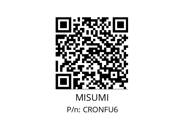   MISUMI CRONFU6