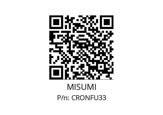   MISUMI CRONFU33