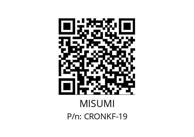   MISUMI CRONKF-19