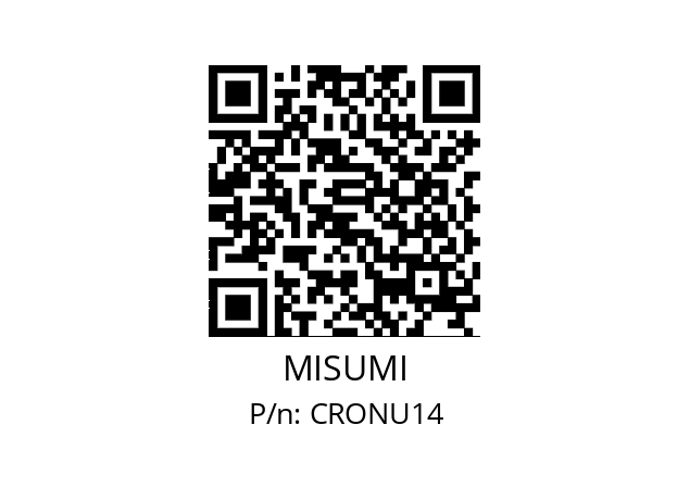   MISUMI CRONU14