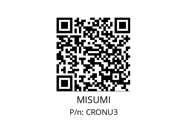   MISUMI CRONU3