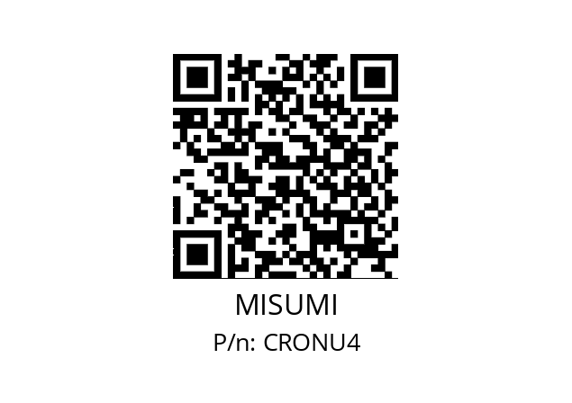   MISUMI CRONU4