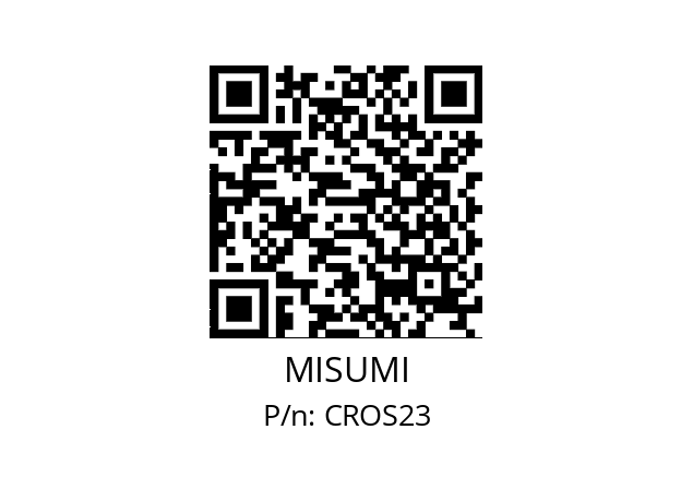   MISUMI CROS23