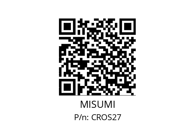   MISUMI CROS27