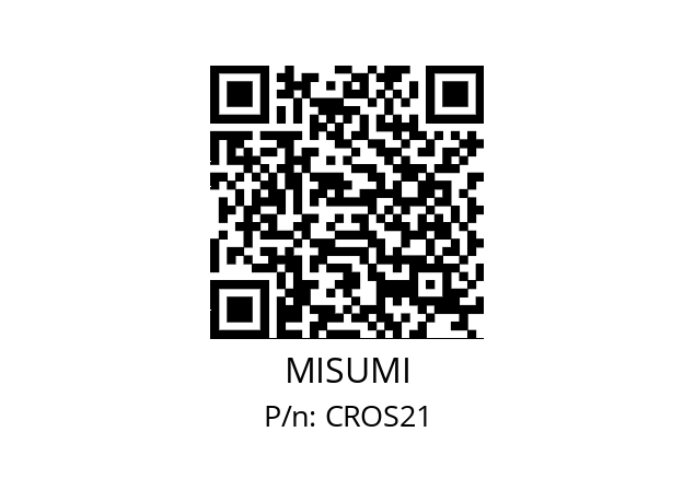   MISUMI CROS21