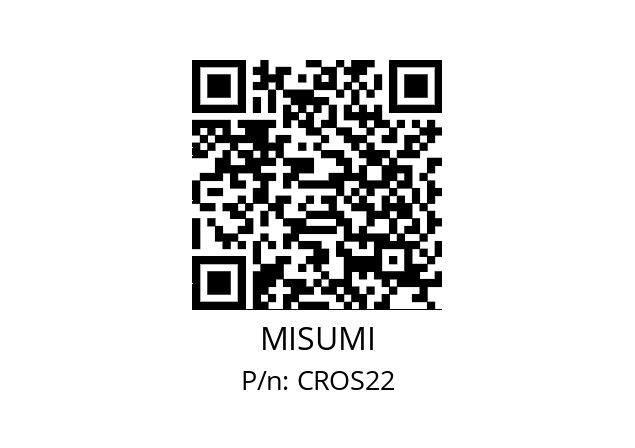   MISUMI CROS22