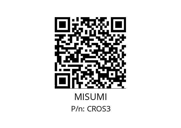   MISUMI CROS3