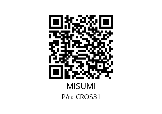   MISUMI CROS31