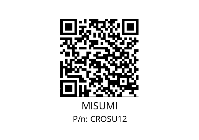   MISUMI CROSU12