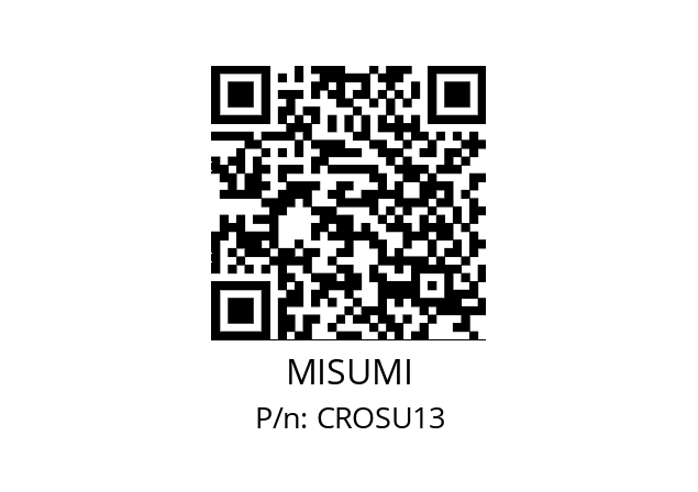   MISUMI CROSU13