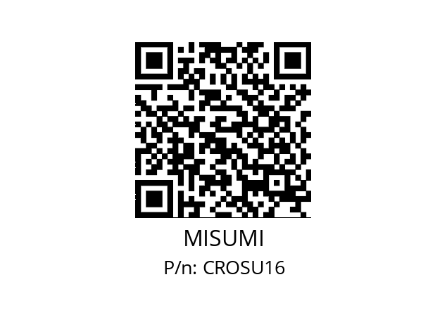   MISUMI CROSU16