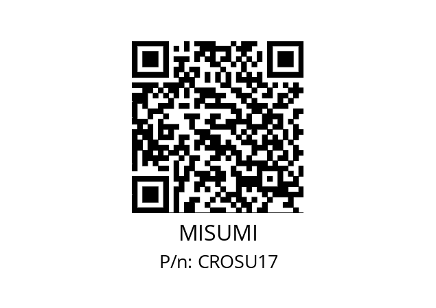   MISUMI CROSU17