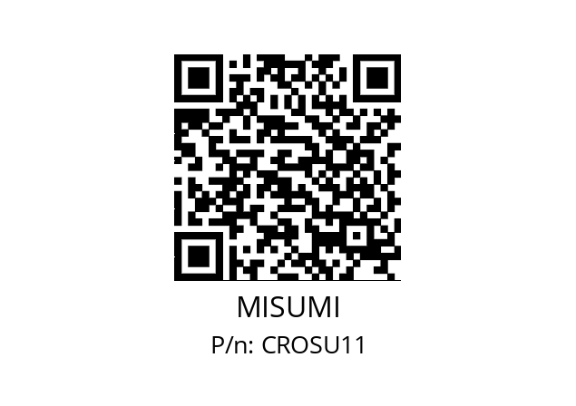   MISUMI CROSU11