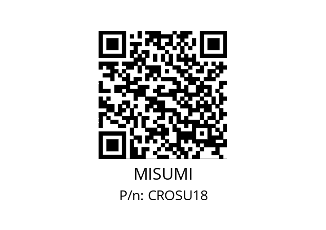   MISUMI CROSU18