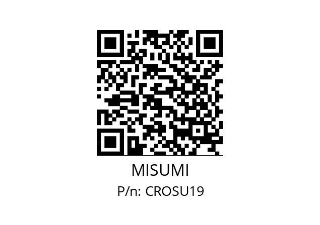   MISUMI CROSU19