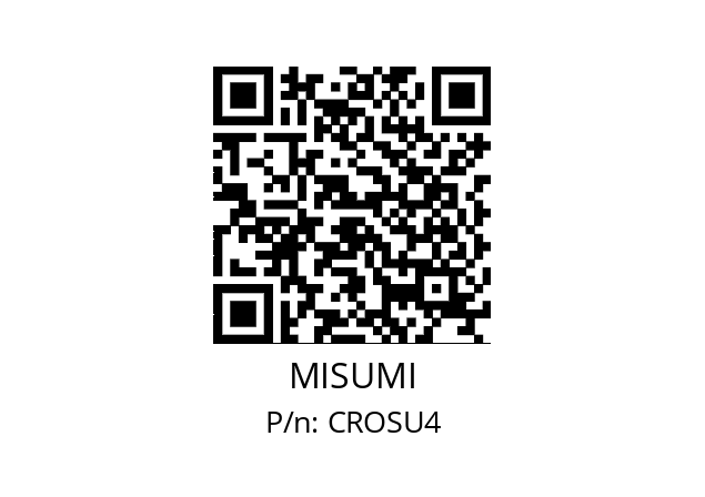   MISUMI CROSU4