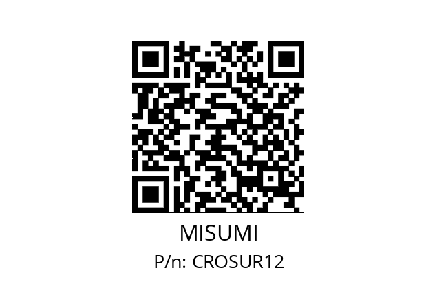   MISUMI CROSUR12