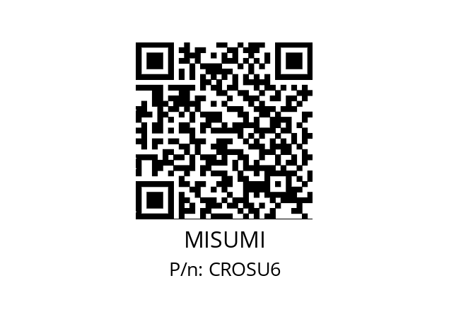   MISUMI CROSU6