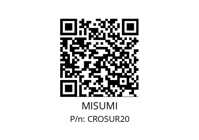   MISUMI CROSUR20