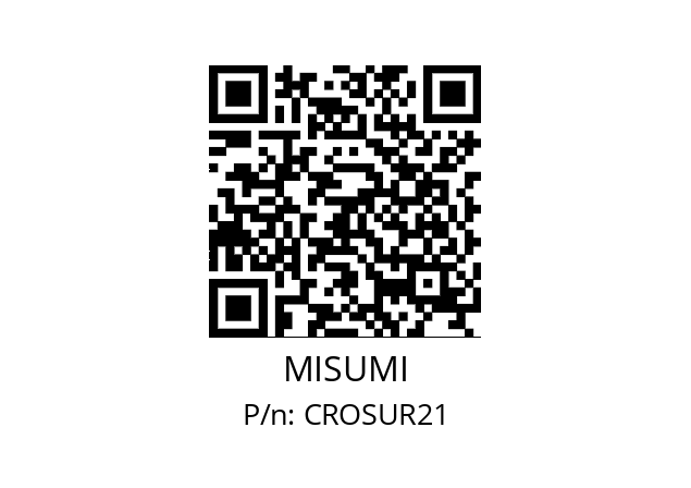   MISUMI CROSUR21