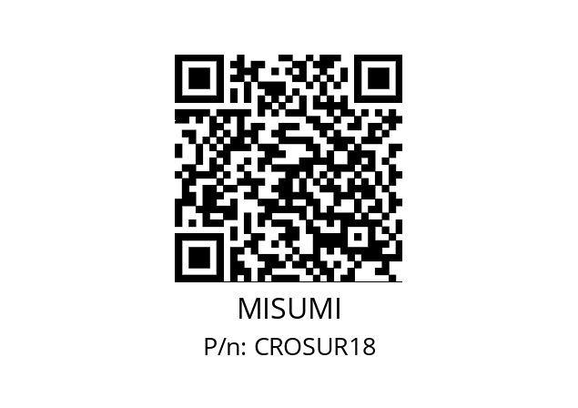   MISUMI CROSUR18