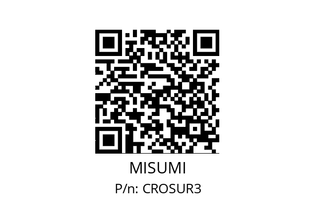   MISUMI CROSUR3