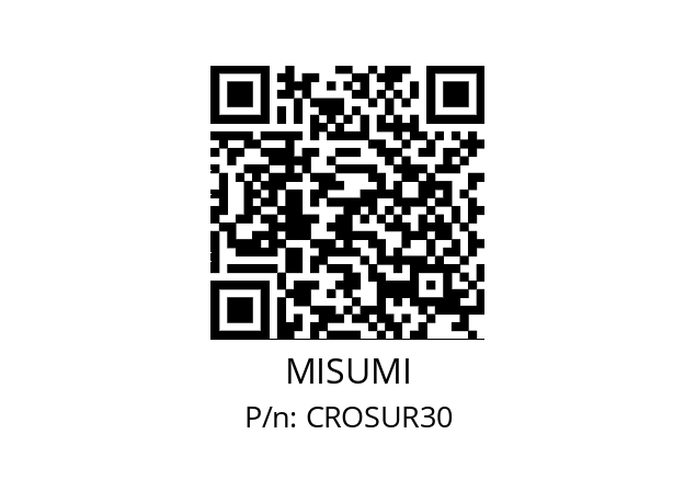   MISUMI CROSUR30